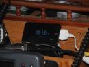 Brad's iTouch running a GMT application for our UTC clock